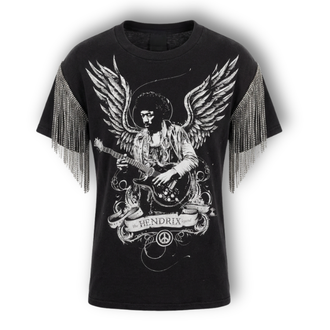 VINTAGE RHINESTONE JIMI HENDRIX TSHIRT – DANIEL DIAMOND