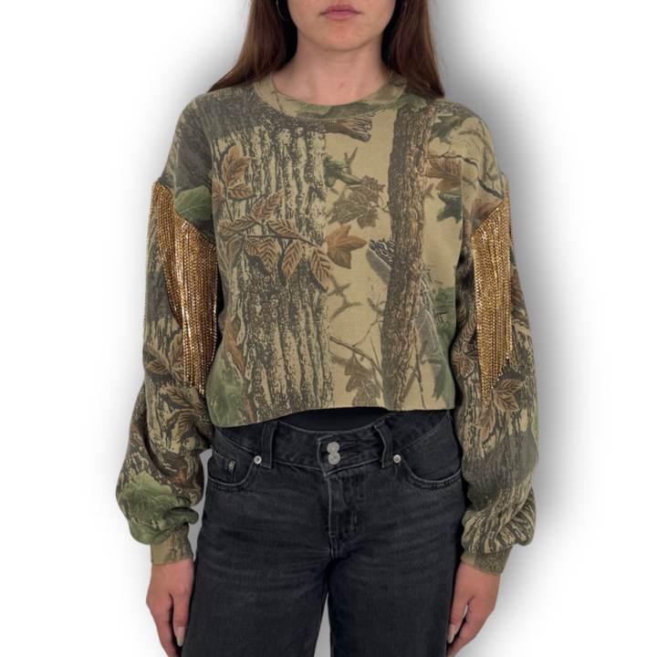 VINTAGE RHINESTONE SWEATSHIRT