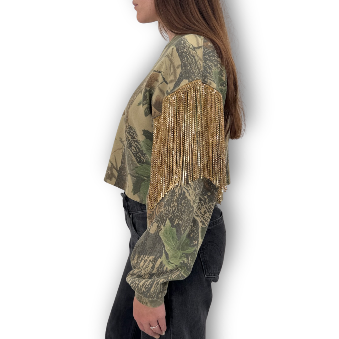 VINTAGE RHINESTONE SWEATSHIRT