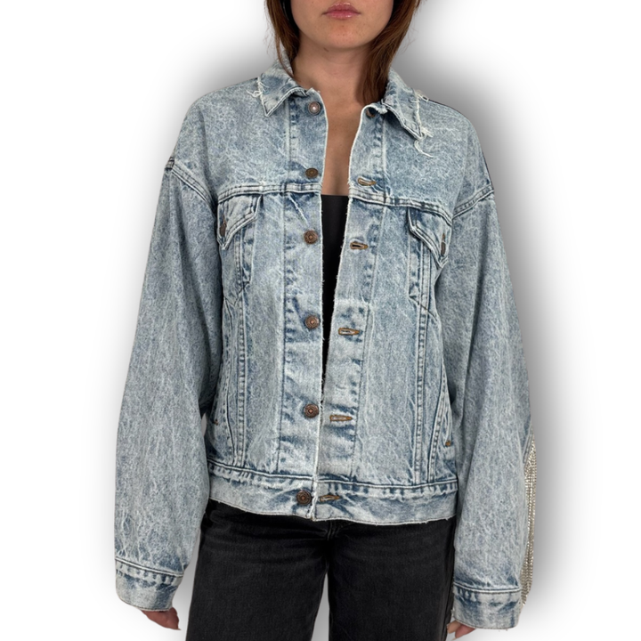 VINTAGE RHINESTONE FRINGE JACKET