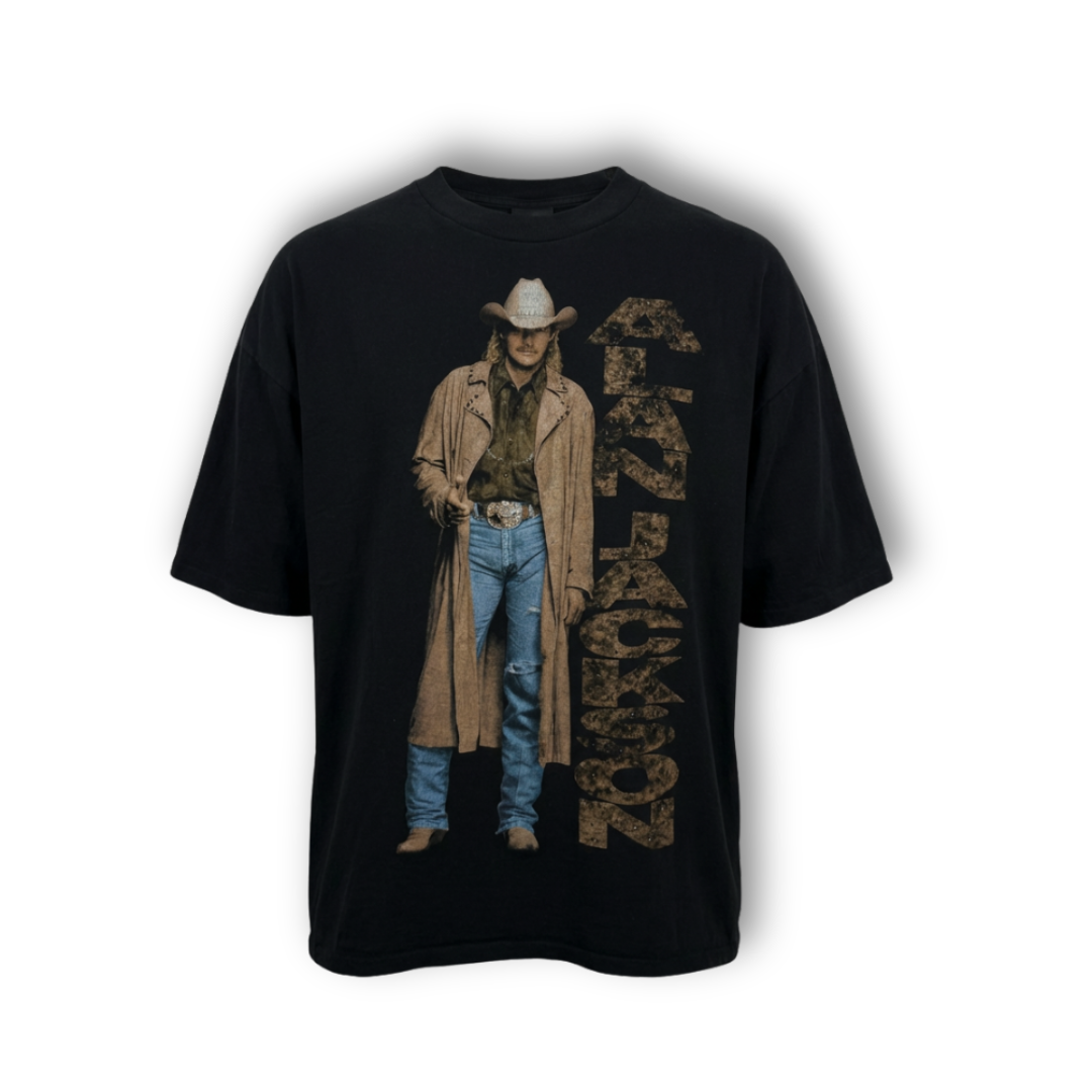 VINTAGE RHINESTONE ALAN JACKSON TSHIRT