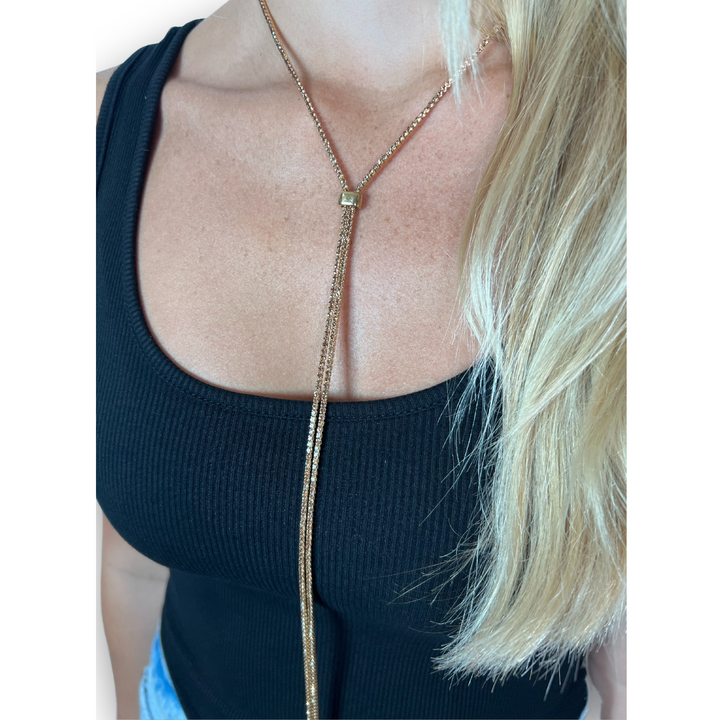 THE LASSO NECKLACE GOLD