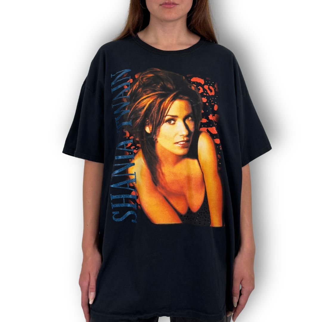 VINTAGE RHINESTONE SHANIA TWAIN TSHIRT