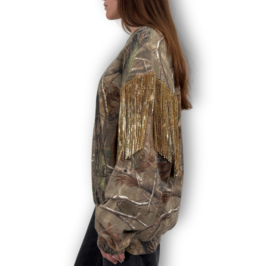 VINTAGE RHINESTONE SWEATSHIRT