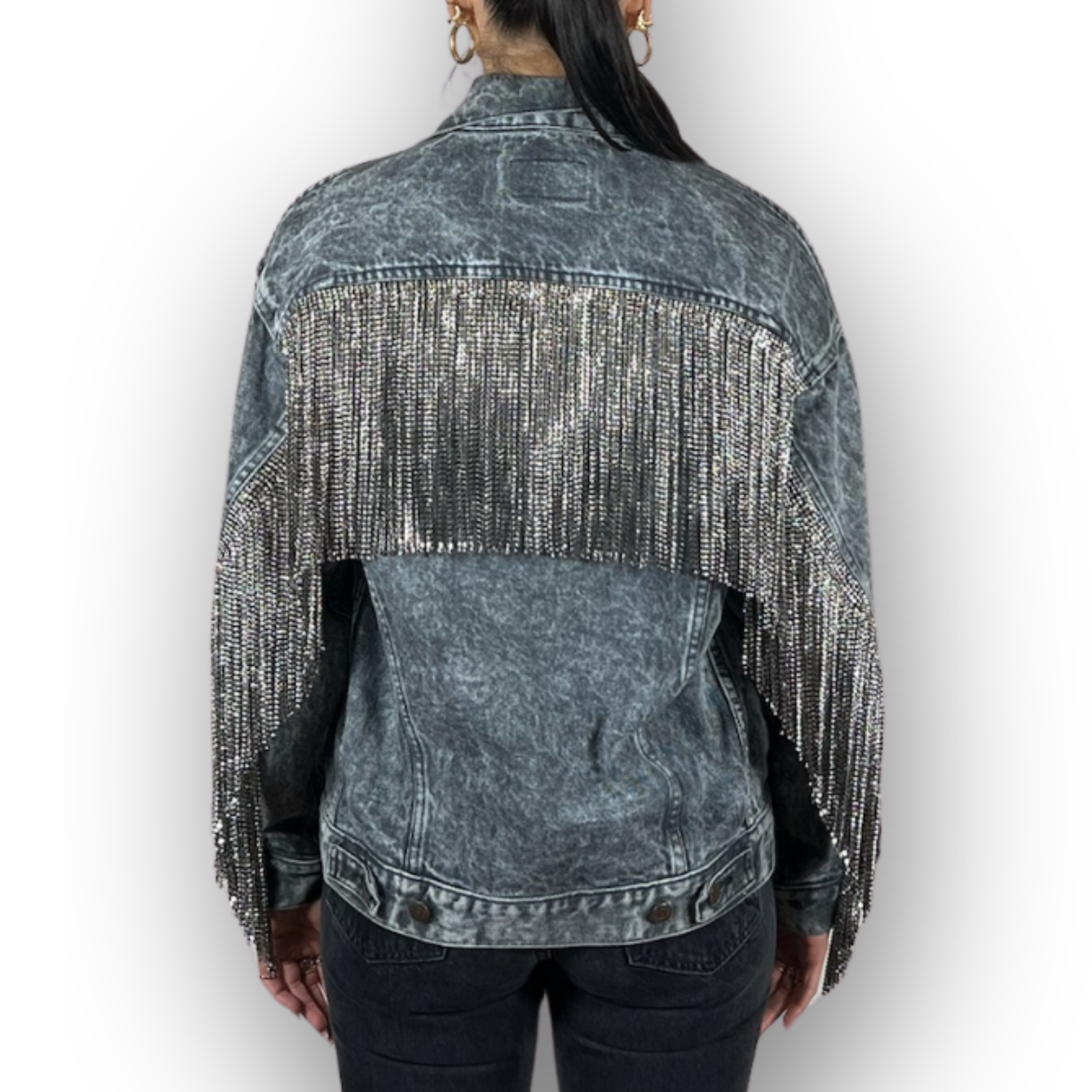 Grey 2025 fringe jacket