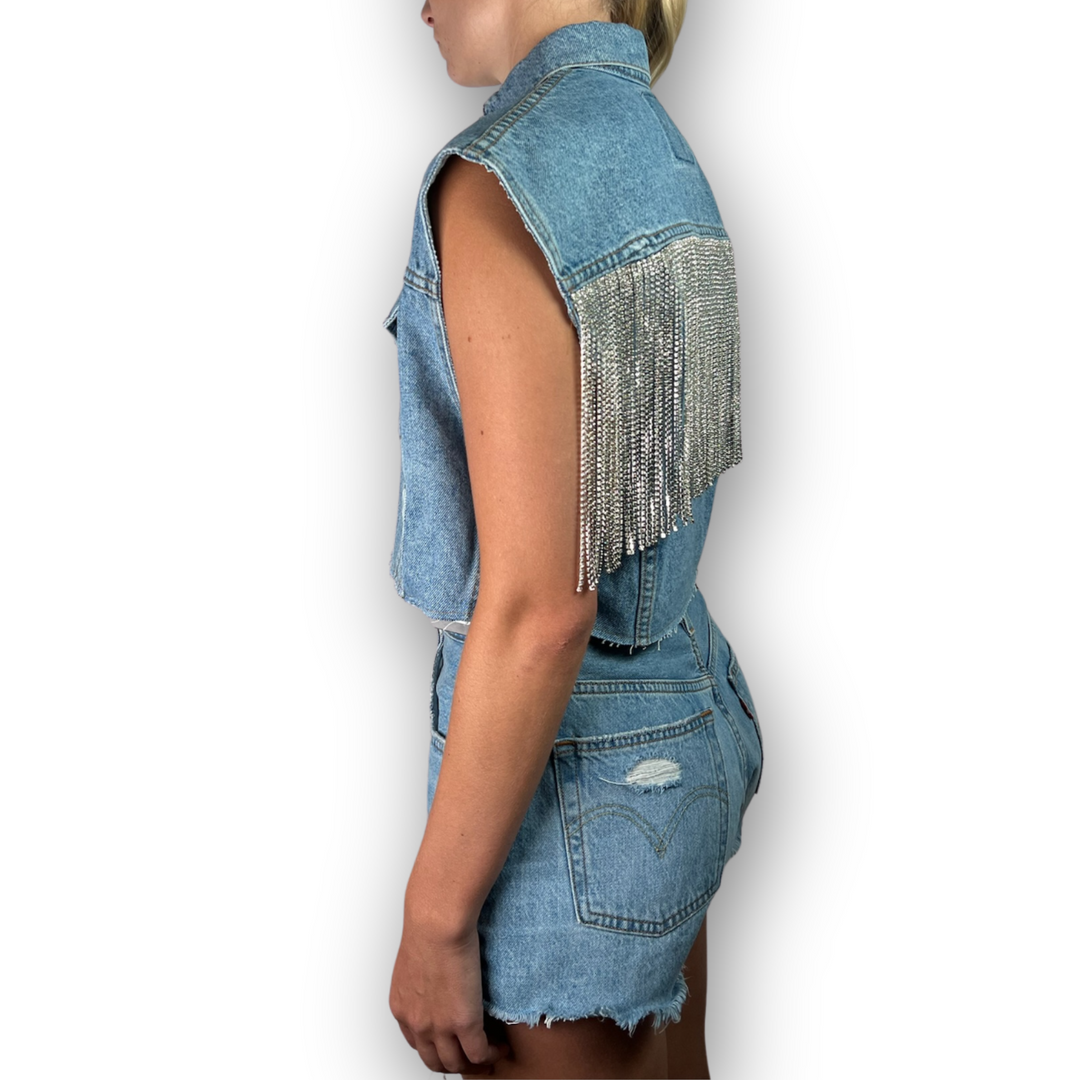 VINTAGE CUT OFF VEST