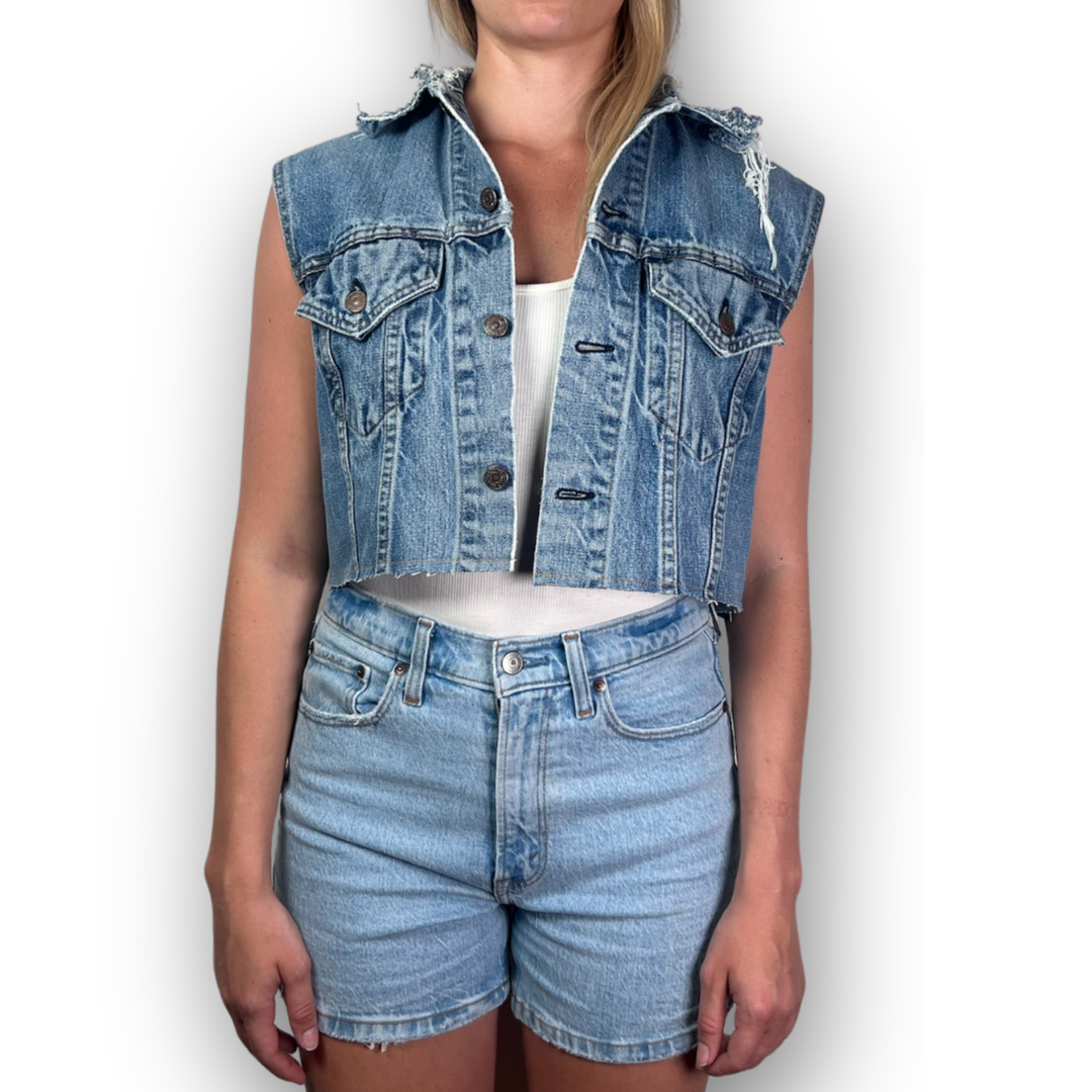 VINTAGE CUT OFF VEST