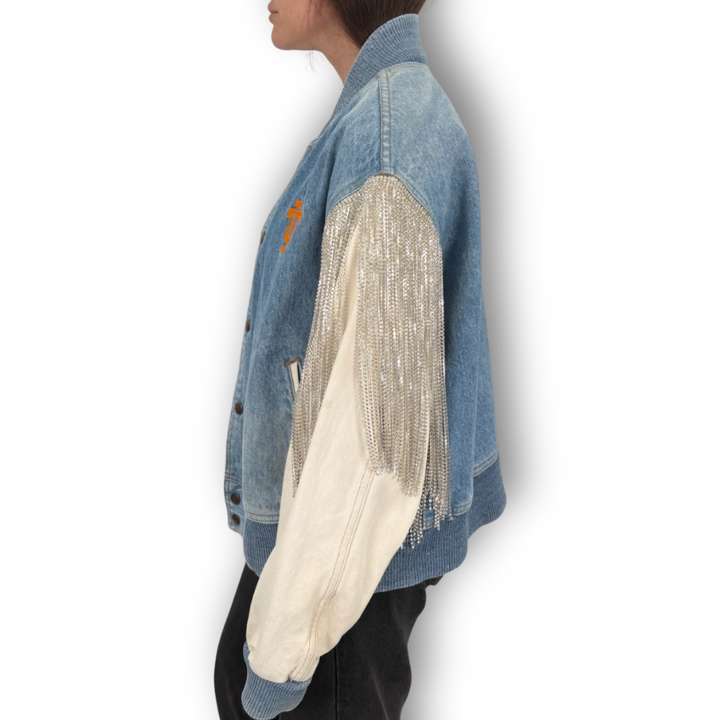 VINTAGE RHINESTONE FRINGE TENNESSEE JACKET