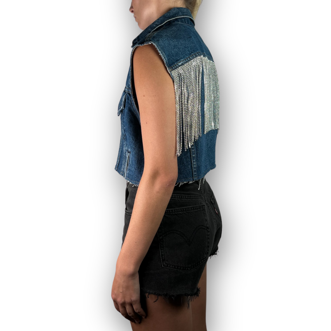 VINTAGE CUT OFF VEST