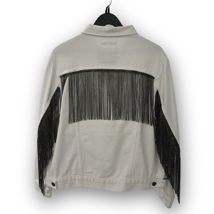 SAMPLE SALE RHINESTONE FRINGE JACKET