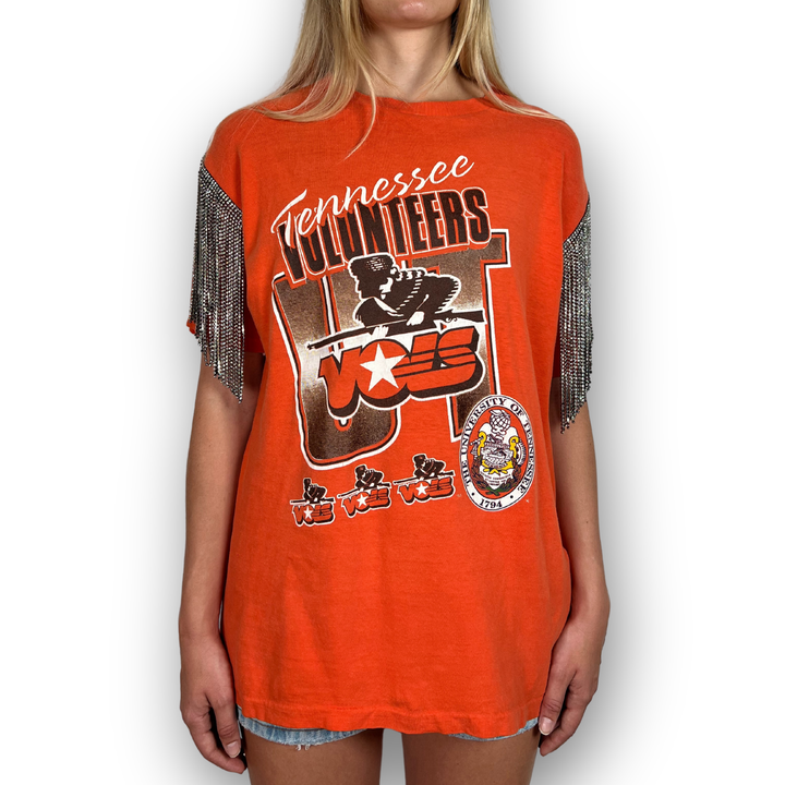 VINTAGE RHINESTONED TENNESSEE TSHIRT | MENS M