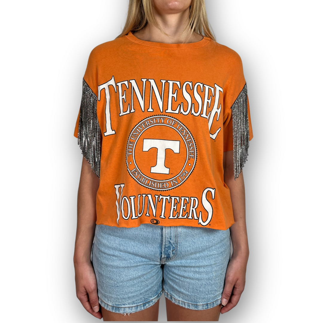 VINTAGE RHINESTONED TENNESSEE TSHIRT | MENS M