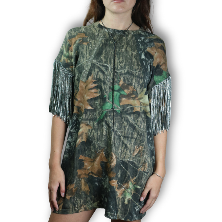 VINTAGE RHINESTONE CAMO TSHIRT