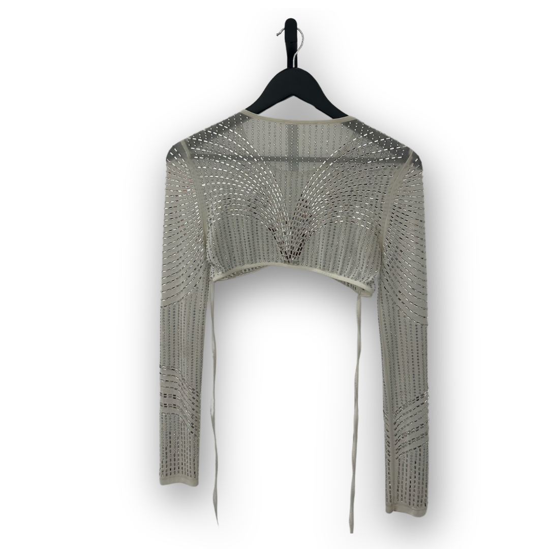 SAMPLE SALE RHINESTONE LONG SLEEVE TOP