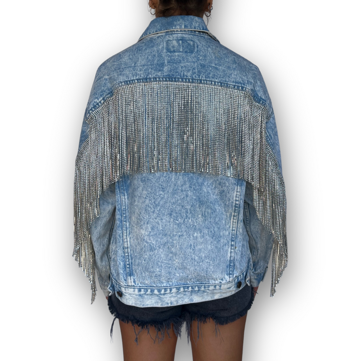 VINTAGE RHINESTONE FRINGE JACKET