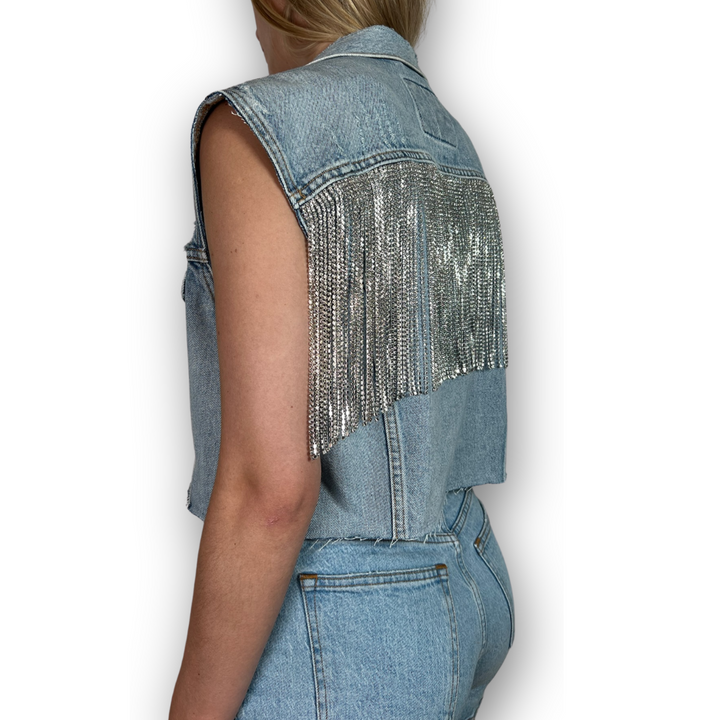 VINTAGE CUT OFF VEST