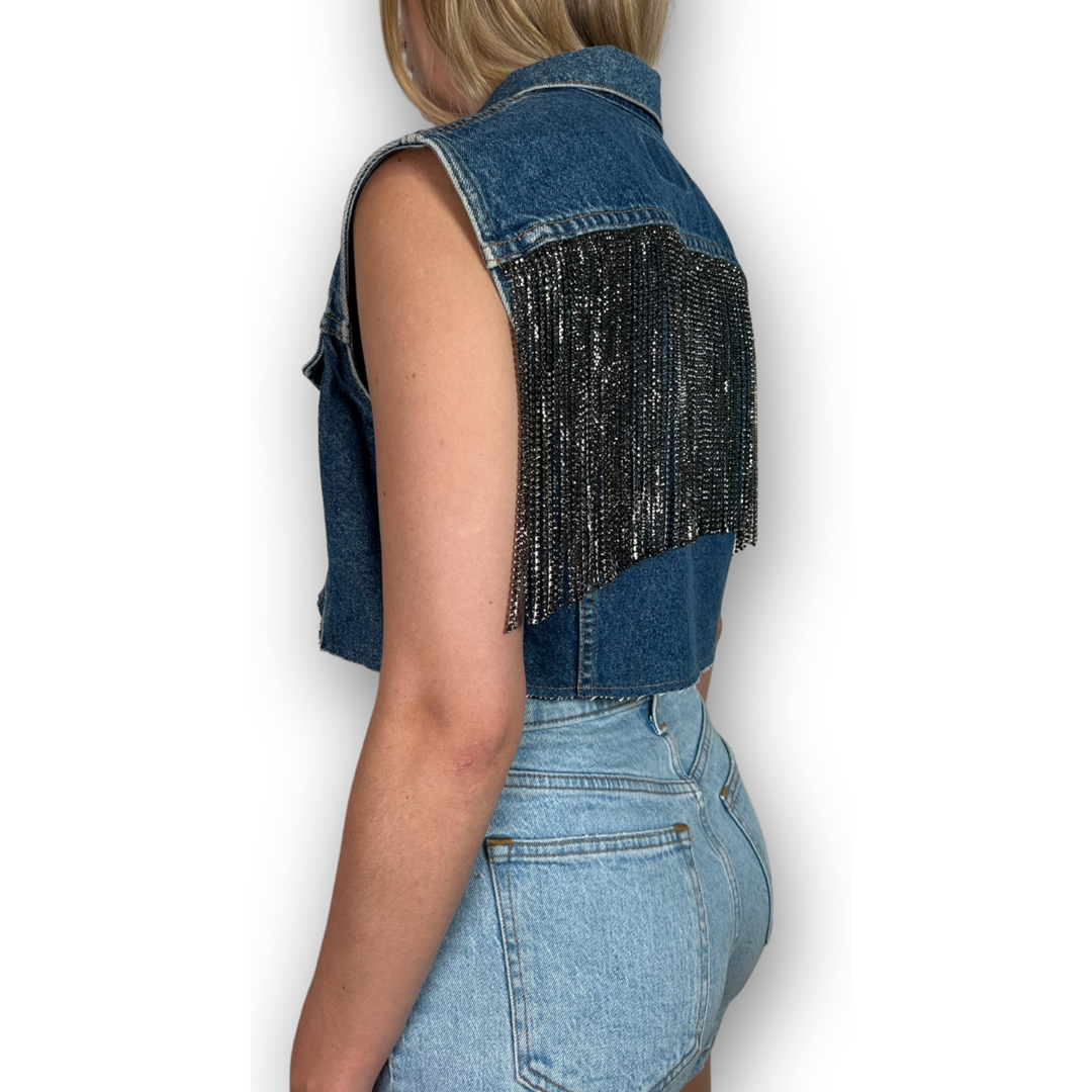 VINTAGE CUT OFF VEST