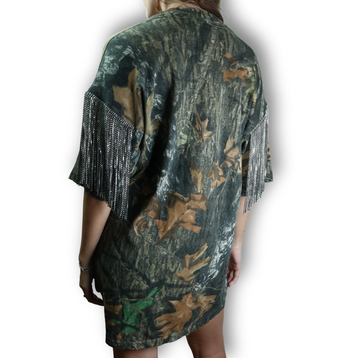 VINTAGE RHINESTONE CAMO TSHIRT