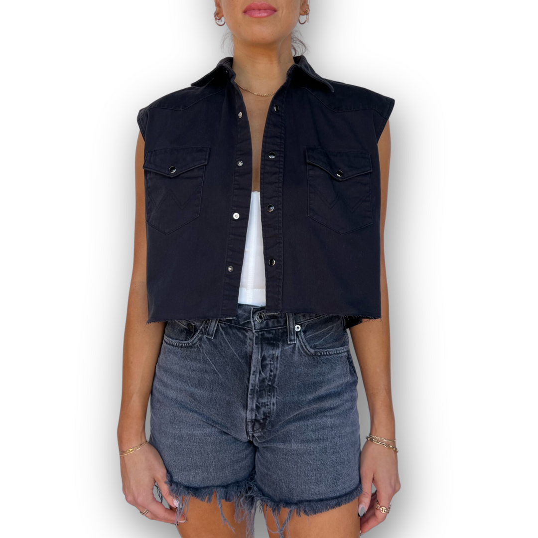 VINTAGE CUT OFF VEST