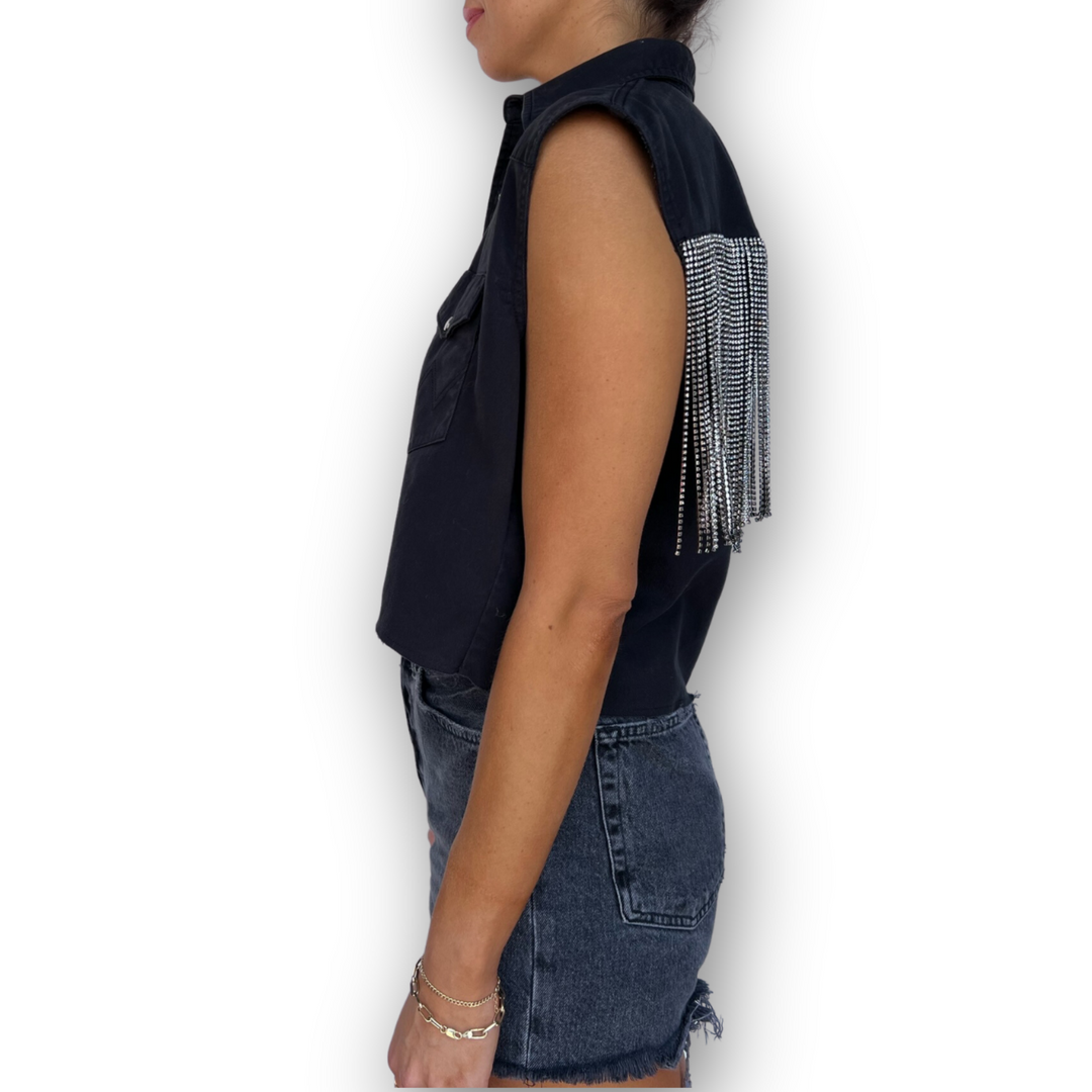 VINTAGE CUT OFF VEST