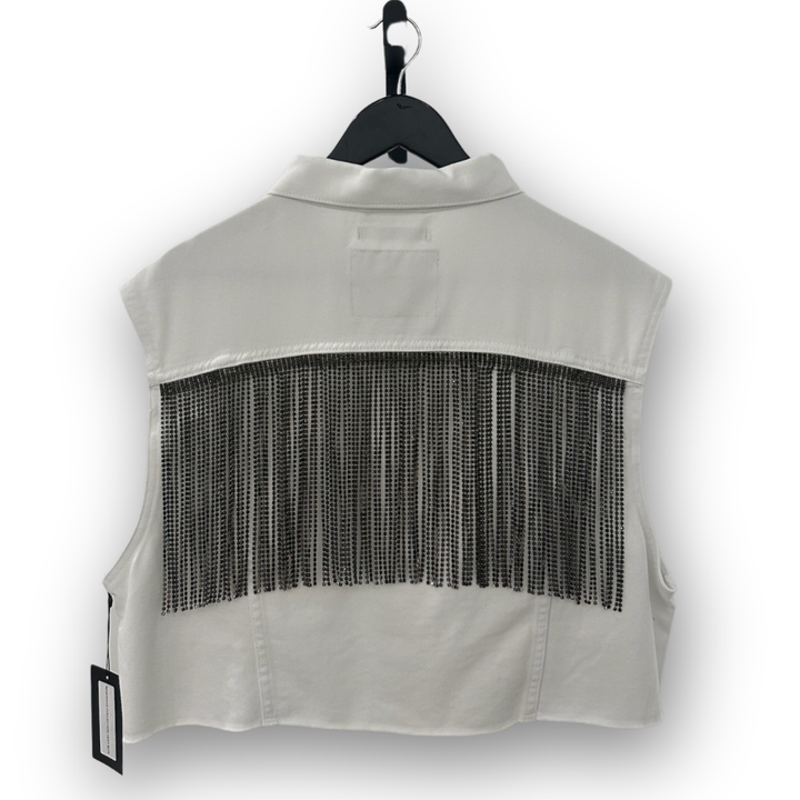 SAMPLE SALE RHINESTONE FRINGE VEST