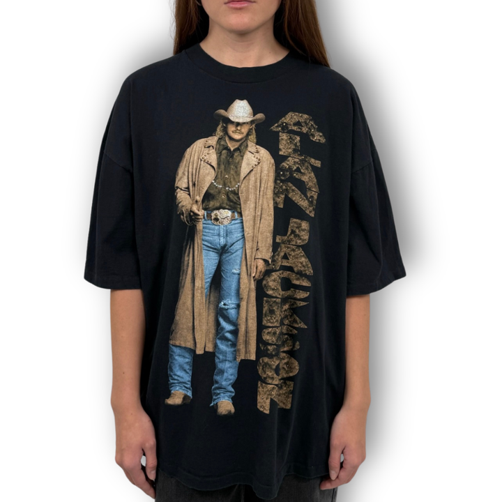 VINTAGE RHINESTONE ALAN JACKSON TSHIRT