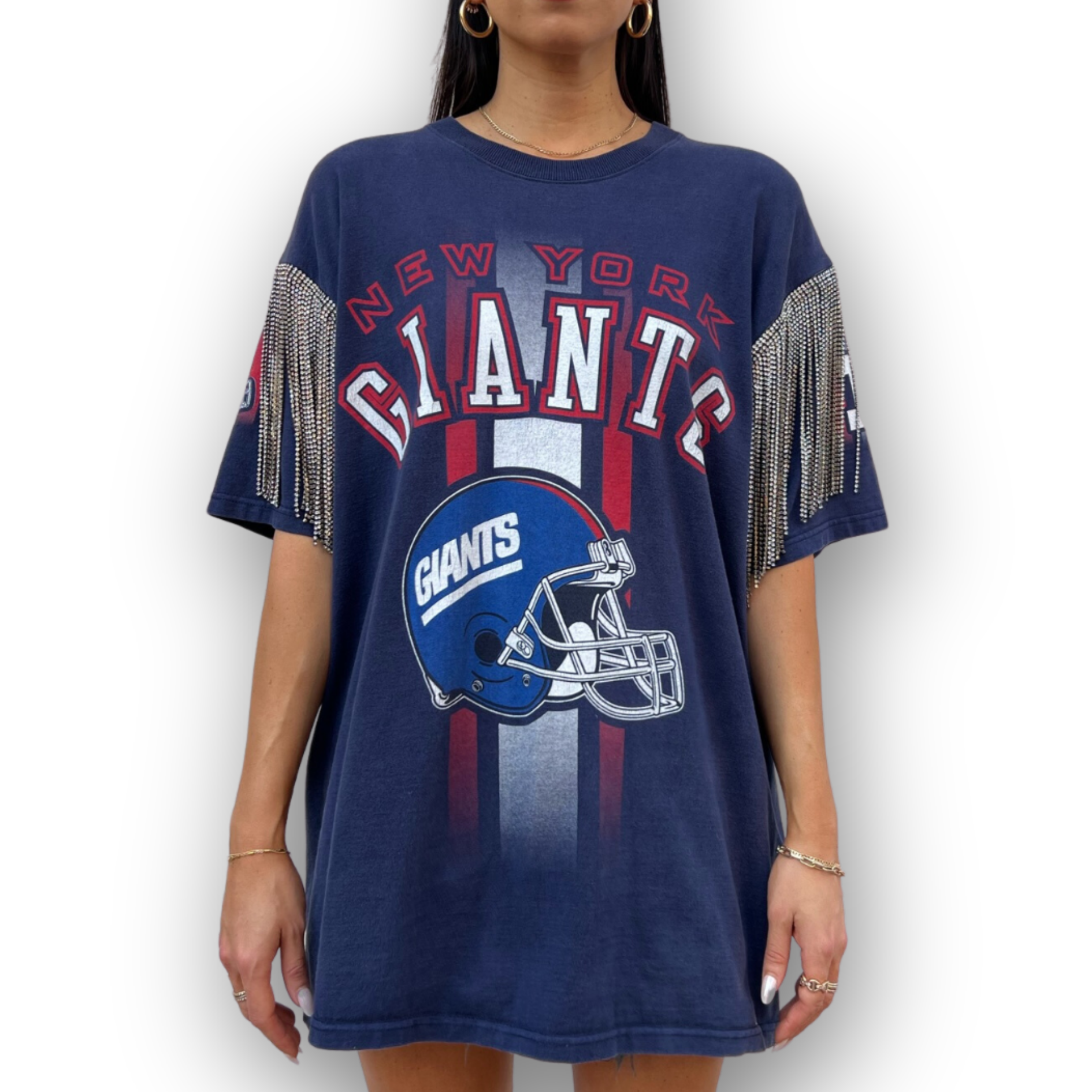 Ny giants top retro t shirt