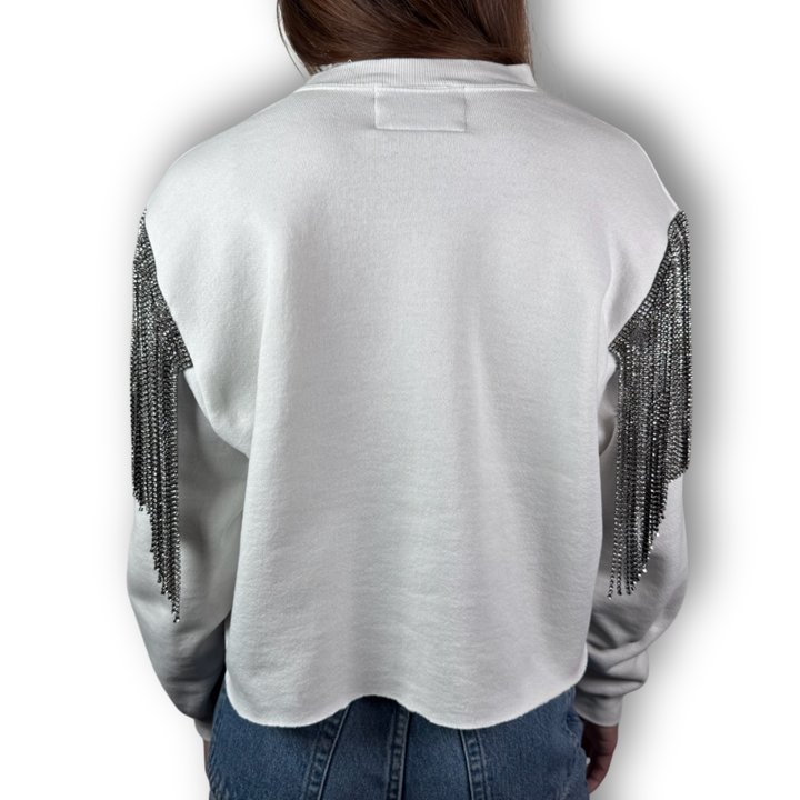 VINTAGE RHINESTONE VANDERBILT SWEATSHIRT