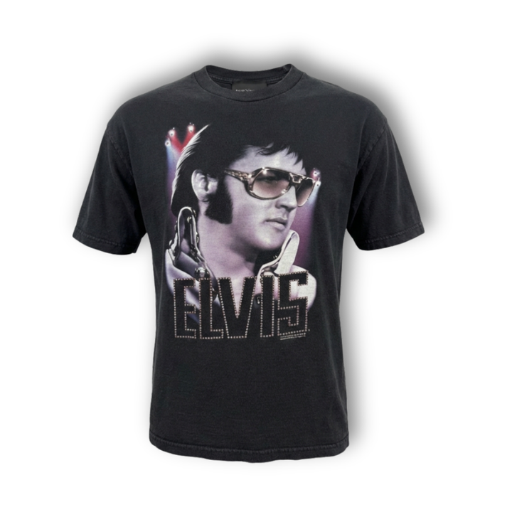 VINTAGE RHINESTONE ELVIS PRESLEY TSHIRT
