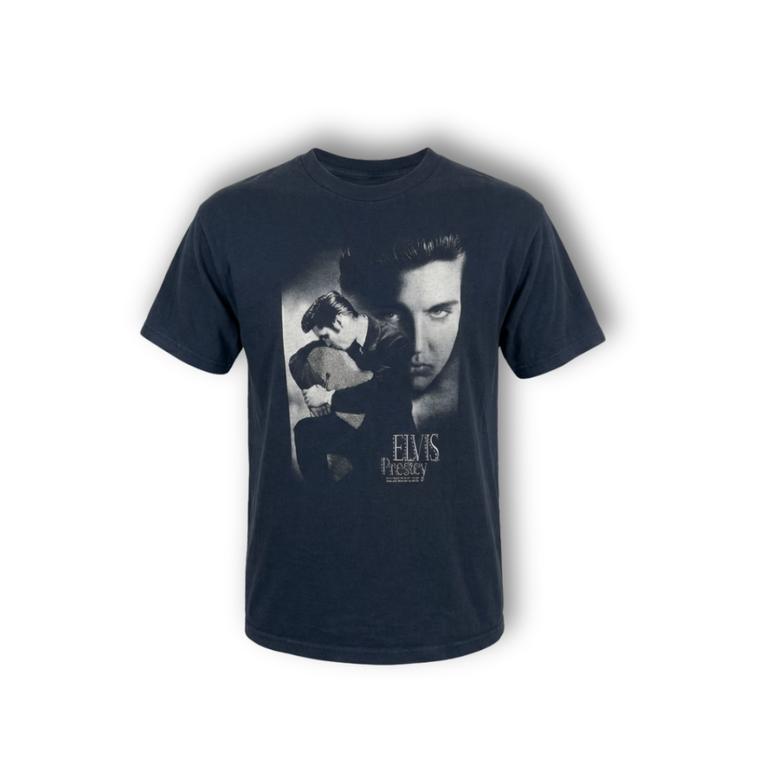 VINTAGE RHINESTONE ELVIS PRESLEY TSHIRT