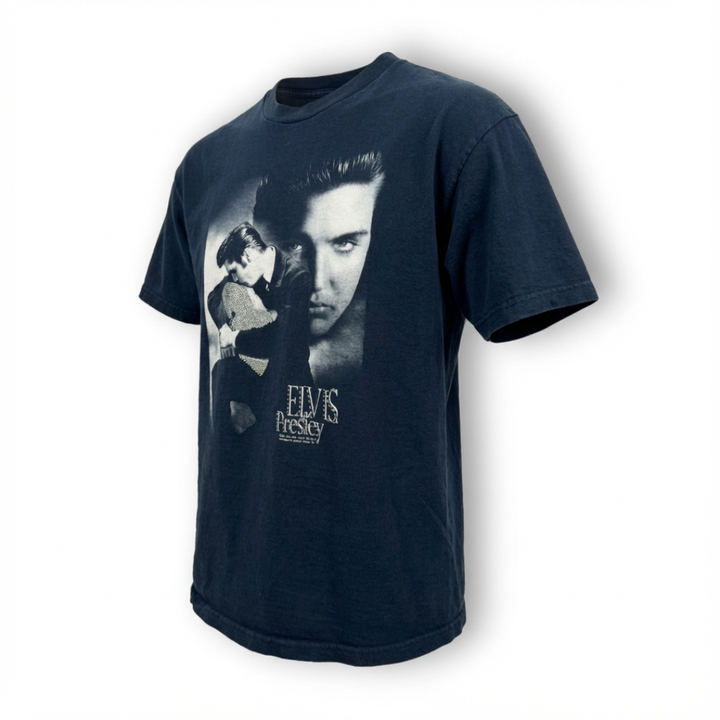 VINTAGE RHINESTONE ELVIS PRESLEY TSHIRT