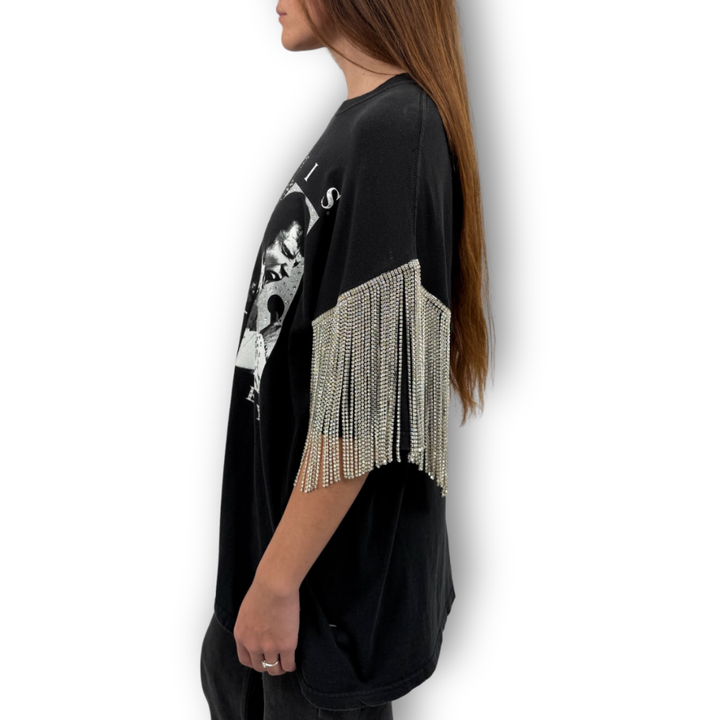 VINTAGE RHINESTONE ELVIS PRESLEY TSHIRT