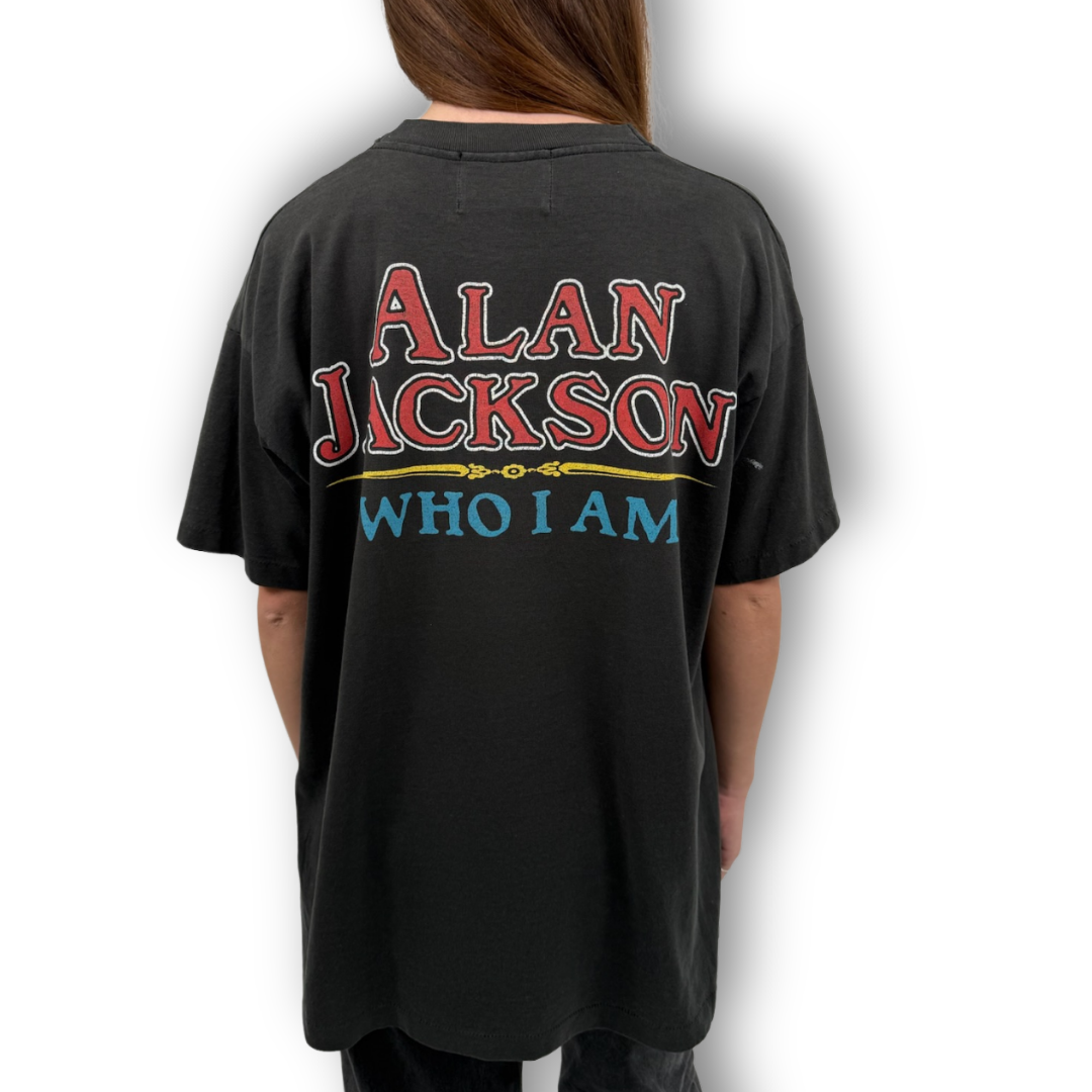 VINTAGE RHINESTONE ALAN JACKSON TSHIRT