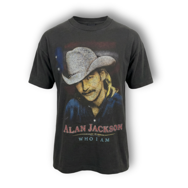 VINTAGE RHINESTONE ALAN JACKSON TSHIRT