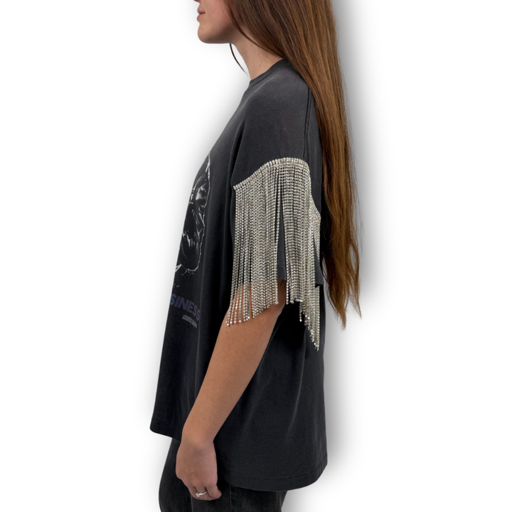 VINTAGE RHINESTONE ELVIS PRESLEY TSHIRT