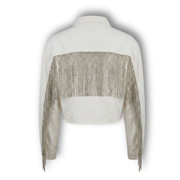 VINTAGE RHINESTONE FRINGE JACKET