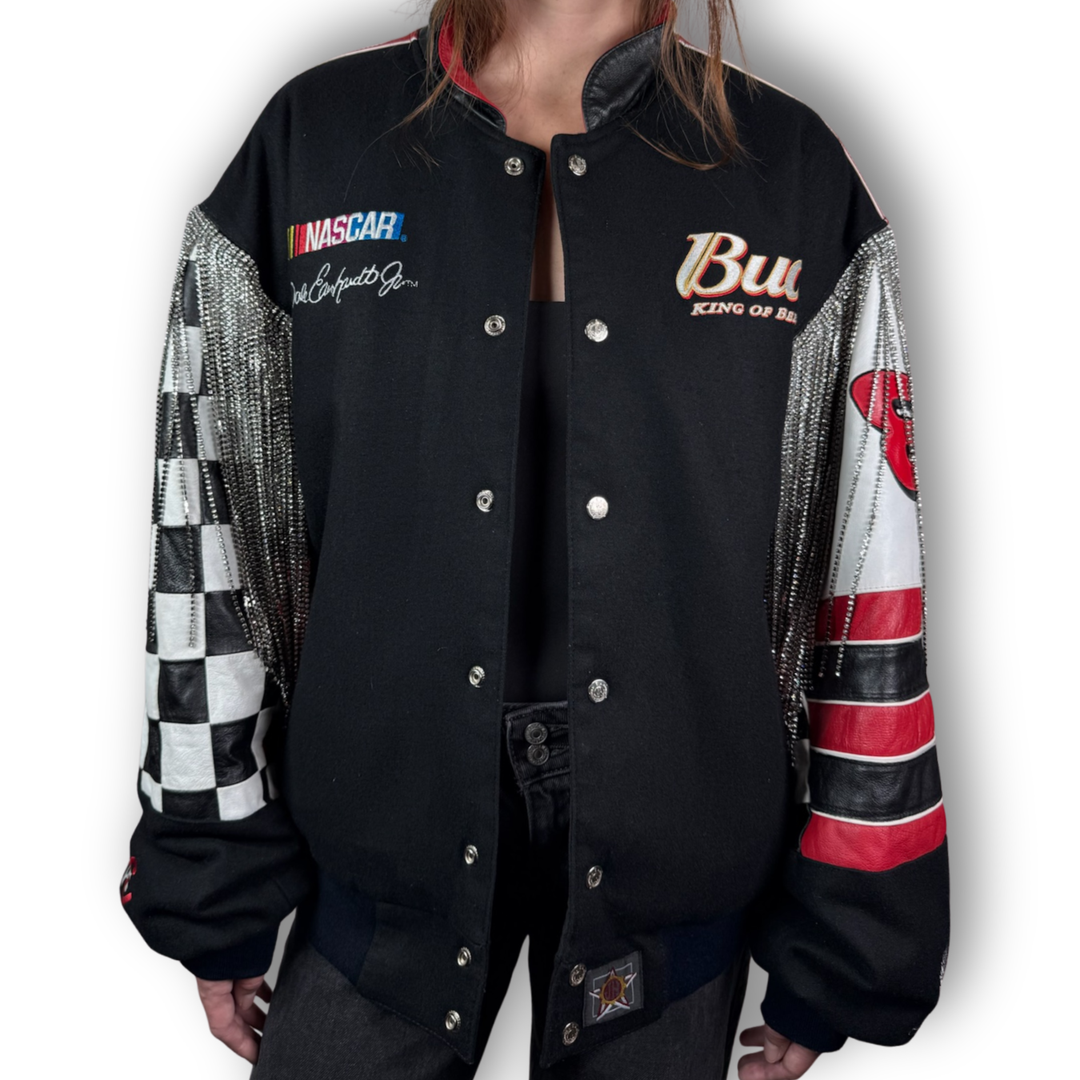 Daniel Diamond vintage black Nascar racing jacket