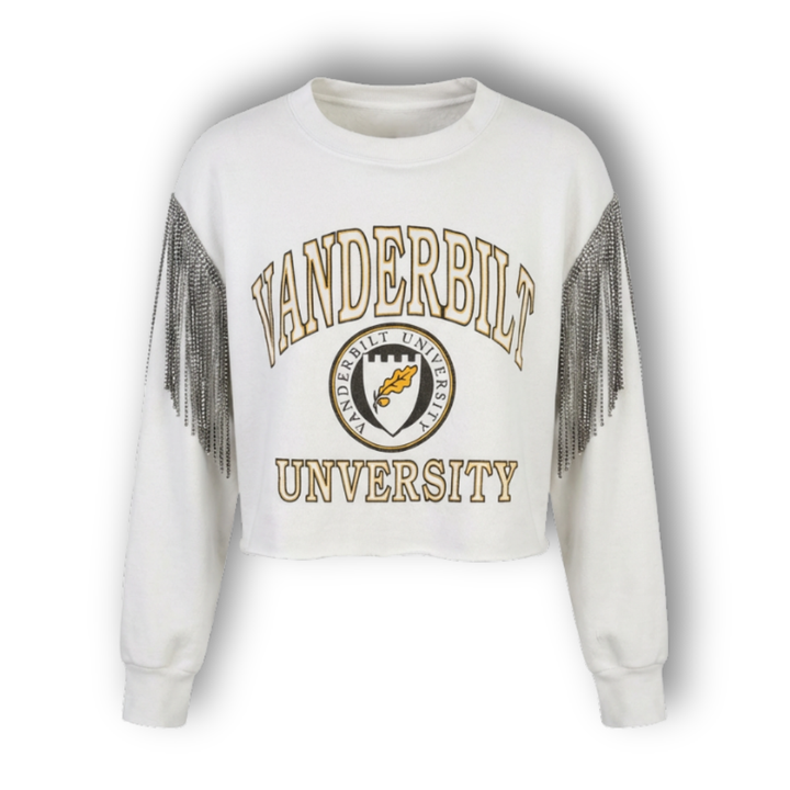 VINTAGE RHINESTONE VANDERBILT SWEATSHIRT