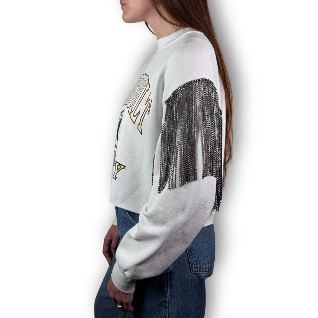 VINTAGE RHINESTONE VANDERBILT SWEATSHIRT