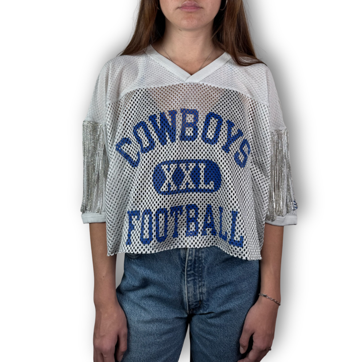Daniel Diamond cowboys jersey with snag less fringe