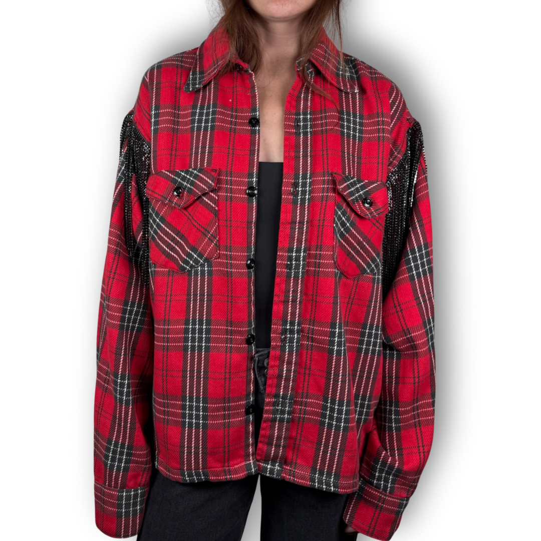 Daniel Diamond vintage red flannel