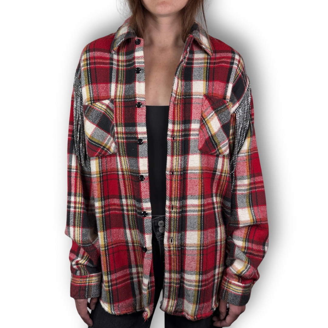 Daniel Diamond vintage red flannel