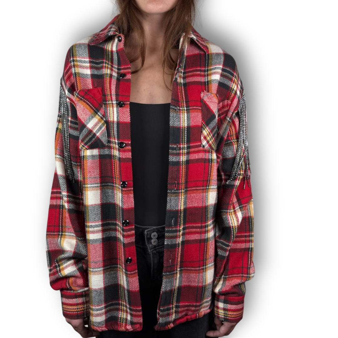 Daniel Diamond vintage red flannel