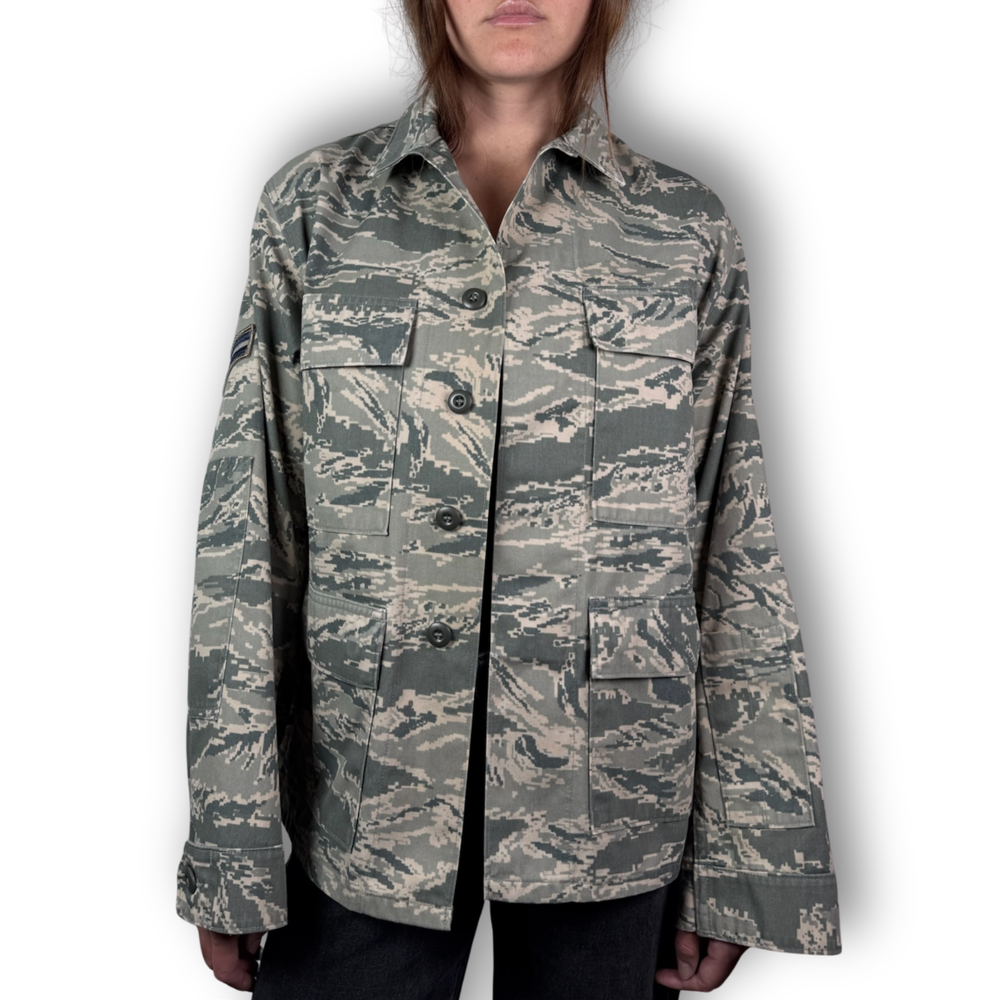 Daniel Diamond vintage camo military rhinestone jacket