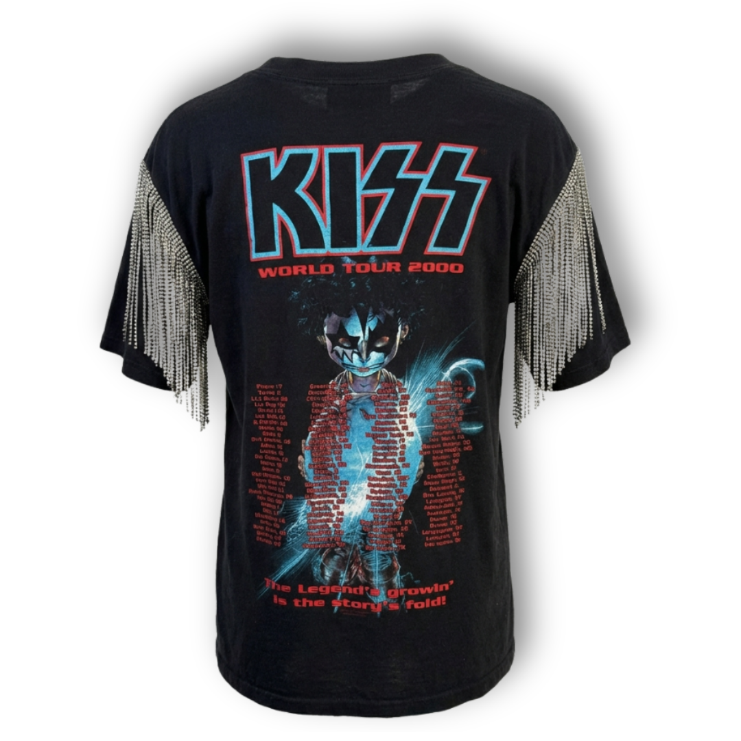 VINTAGE RHINESTONE KISS TSHIRT