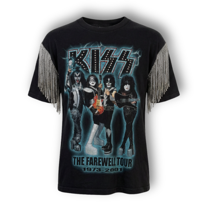 VINTAGE RHINESTONE KISS TSHIRT