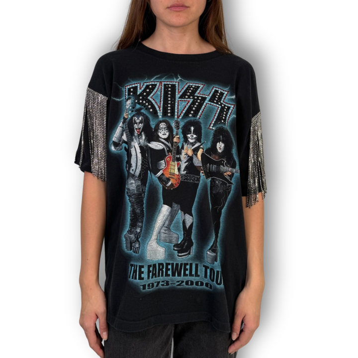 VINTAGE RHINESTONE KISS TSHIRT