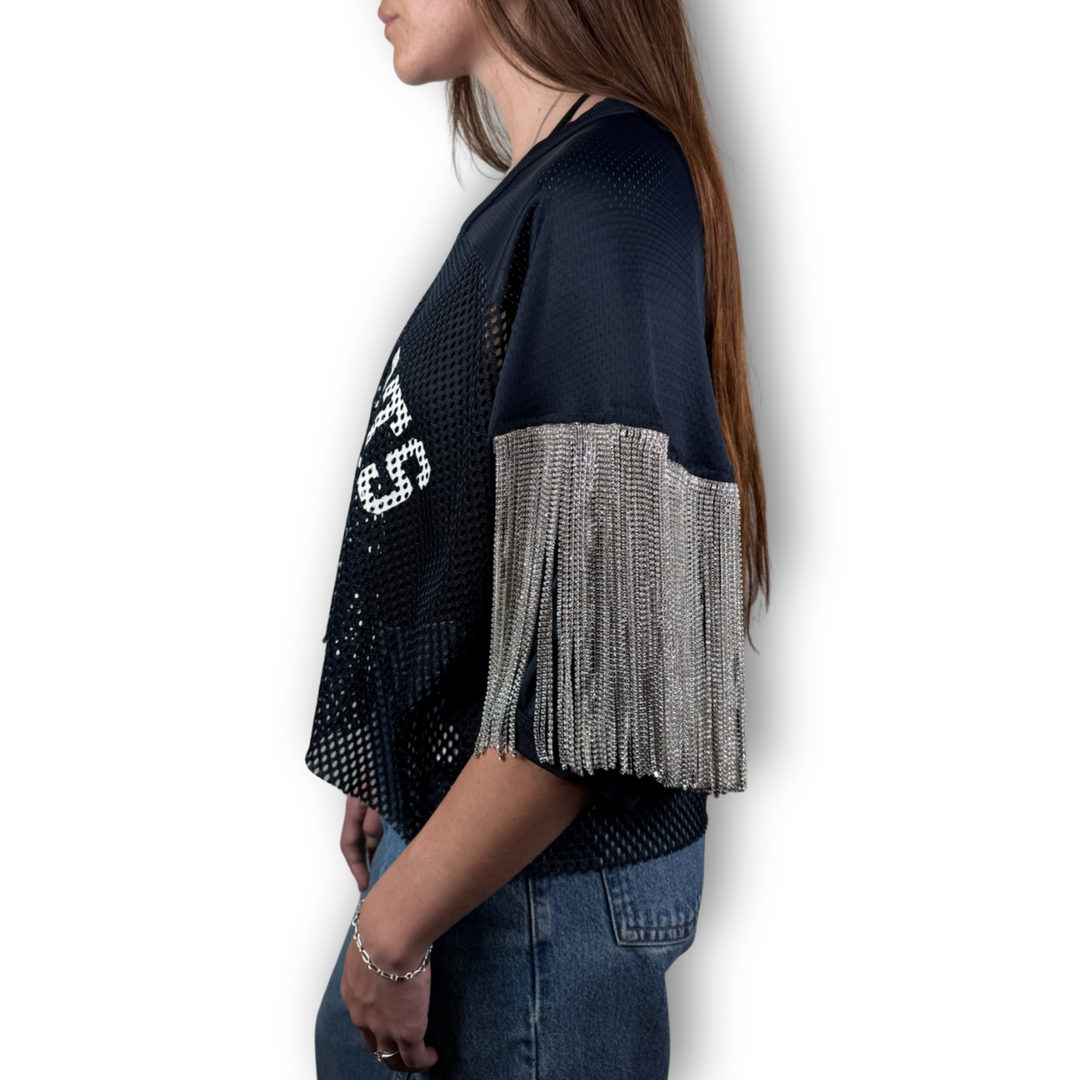 VINTAGE RHINESTONE PATRIOTS JERSEY