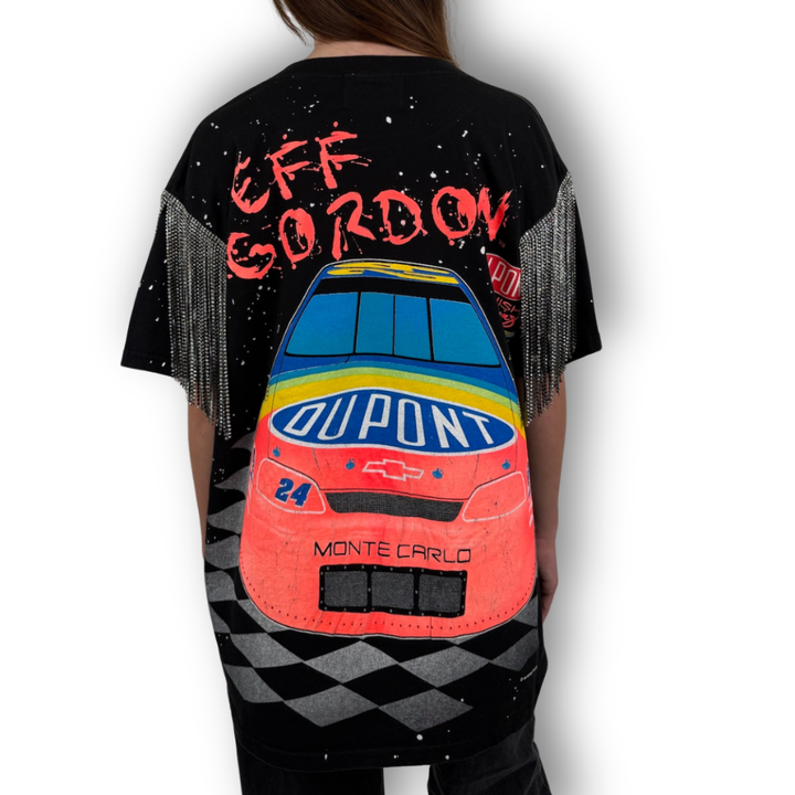 VINTAGE RHINESTONE RACING TSHIRT