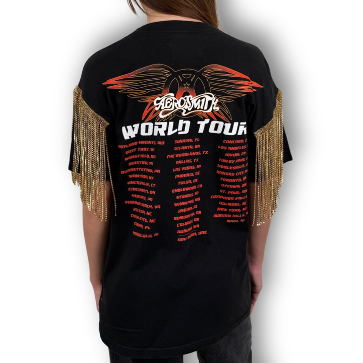 VINTAGE RHINESTONE AEROSMITH TSHIRT